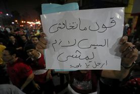 اعتراضات شبانه مردم مصر علیه دولت