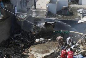 سقوط هواپیمای مسافربری پاکستان