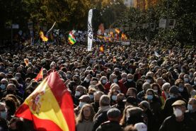 راهپیمایی پلیس اسپانیا در اعتراض به اصلاح قانون امنیتی