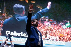 شادی چپ های شیلی با پیروزی بوریک در انتخابات