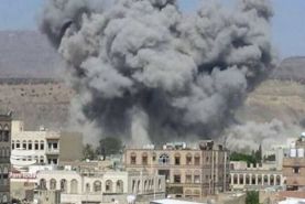 بمباران مناطق مختلف یمن توسط جنگنده های سعودی 