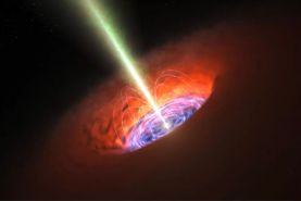 ادغام والتز؛ دو سیاهچاله کلان پرجرم که قرار است با هم برخورد کنند و ایجاد تابیدگی در فضا و زمان