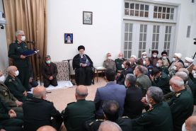 رهبر انقلاب اسلامی در دیدار فرماندهان نیروهای مسلح