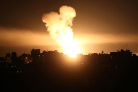 بمباران بی‌سابقه غزه و پاسخ راکتی مقاومت