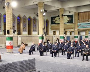دیدار جمعی از فرماندهان نیروی هوایی و پدافند هوایی ارتش با فرماندهی معظم کل قوا